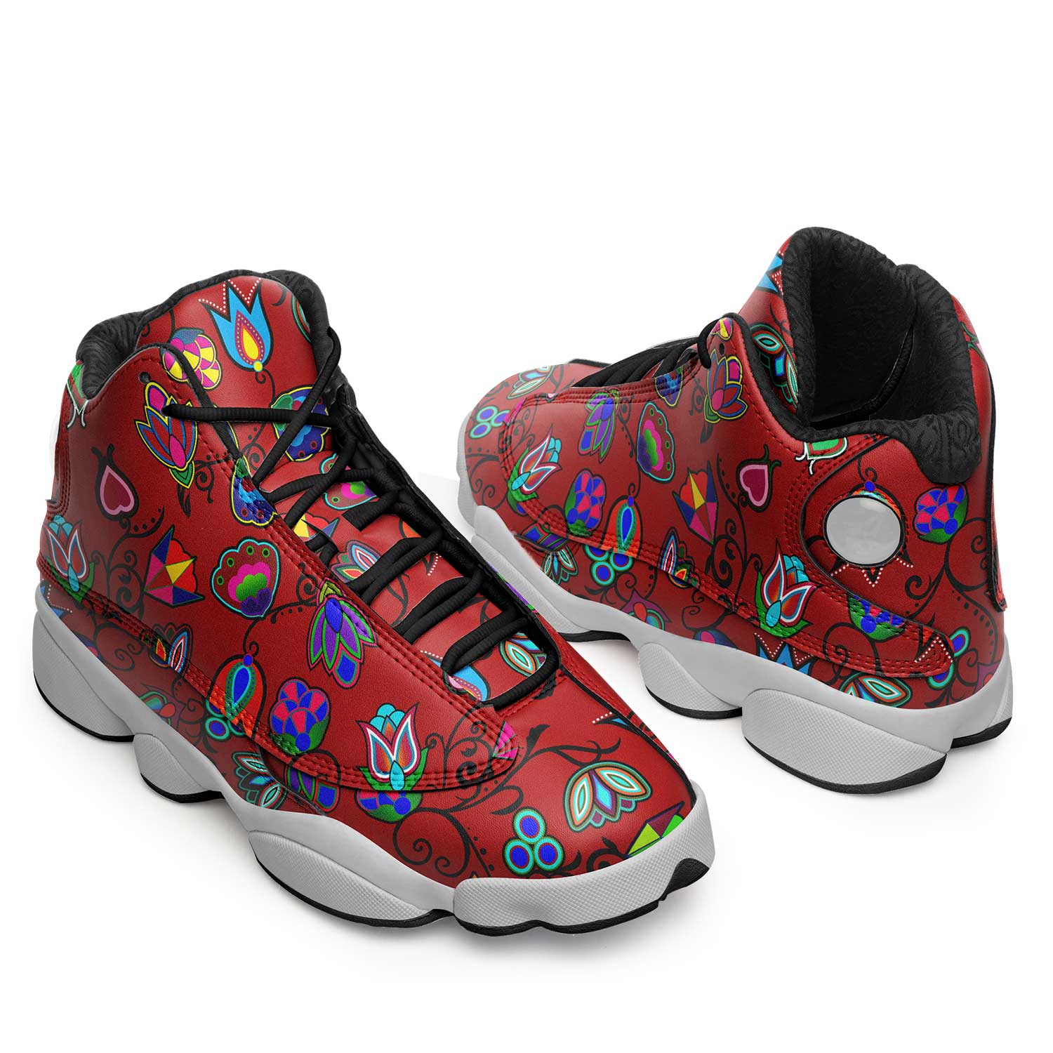 Indigenous Paisley - Dahlia Isstsokini Athletic Shoes Herman 