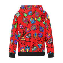 Load image into Gallery viewer, Indigenous Paisley Dahlia Kids&#39; All Over Print Hoodie (Model H38) Kids&#39; AOP Hoodie (H38) e-joyer 
