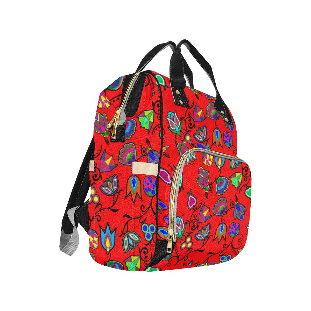 Indigenous Paisley - Dahlia Multi-Function Diaper Backpack (Model 1688) Diaper Backpack (1688) e-joyer 