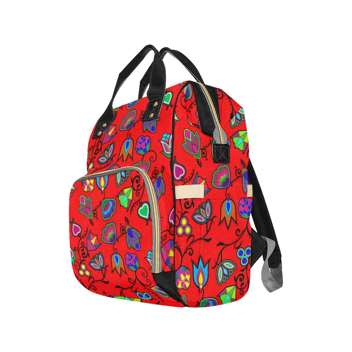 Indigenous Paisley - Dahlia Multi-Function Diaper Backpack (Model 1688) Diaper Backpack (1688) e-joyer 