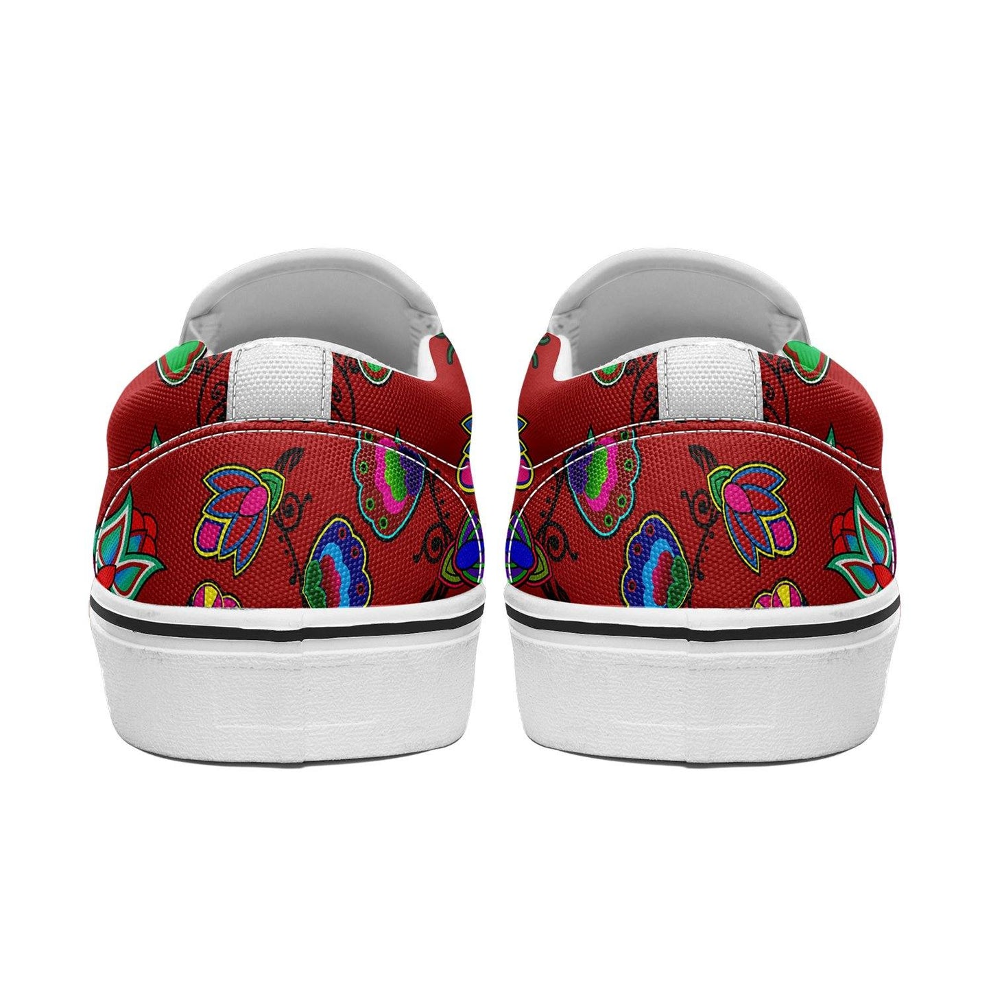 Indigenous Paisley Dahlia Otoyimm Canvas Slip On Shoes 49 Dzine 