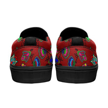 Load image into Gallery viewer, Indigenous Paisley Dahlia Otoyimm Canvas Slip On Shoes 49 Dzine 
