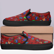 Load image into Gallery viewer, Indigenous Paisley Dahlia Otoyimm Canvas Slip On Shoes 49 Dzine 
