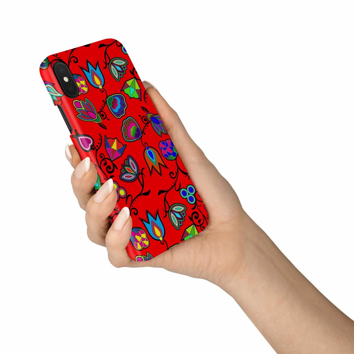 Indigenous Paisley Dahlia Phone Case Phone Case wc-fulfillment 