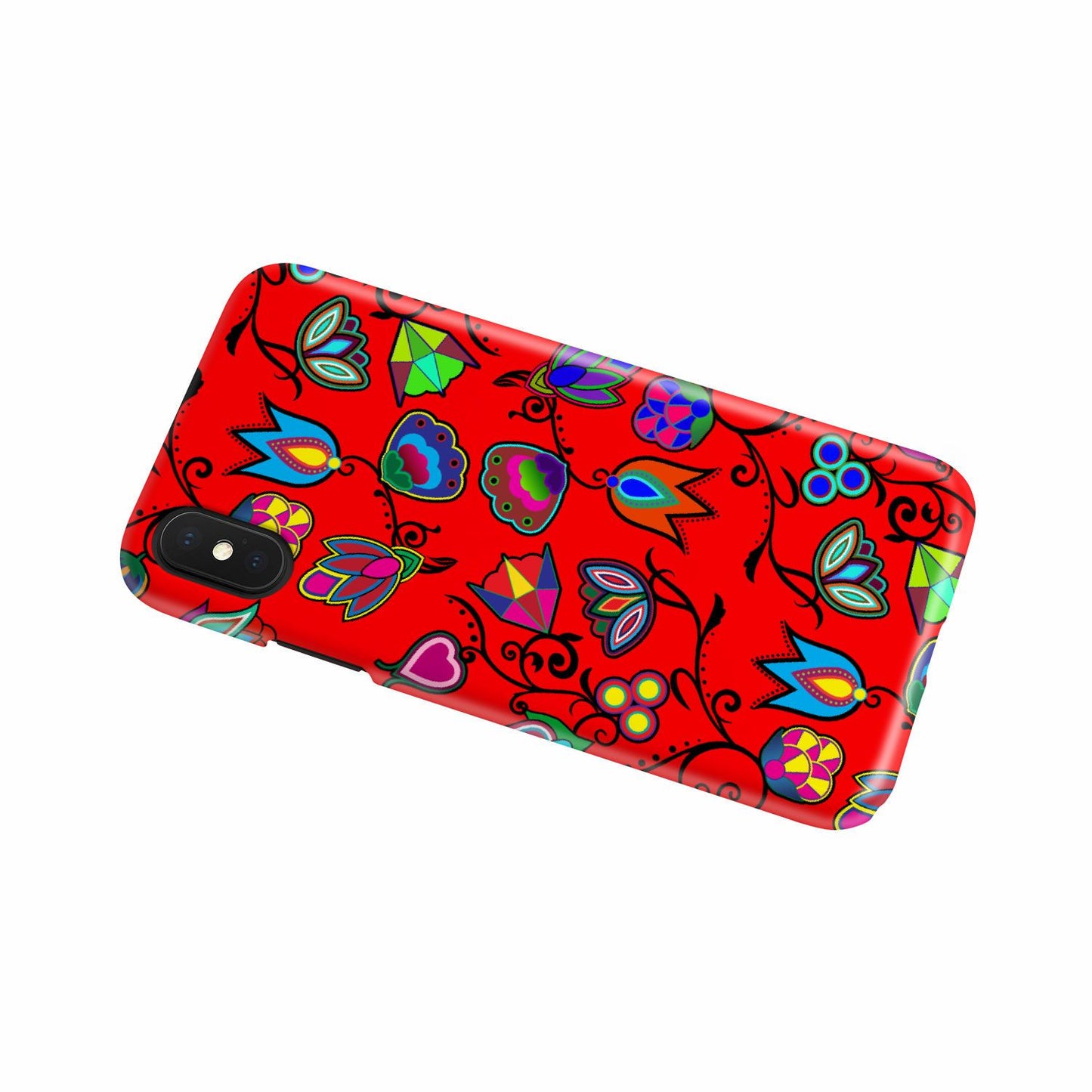 Indigenous Paisley Dahlia Phone Case Phone Case wc-fulfillment 