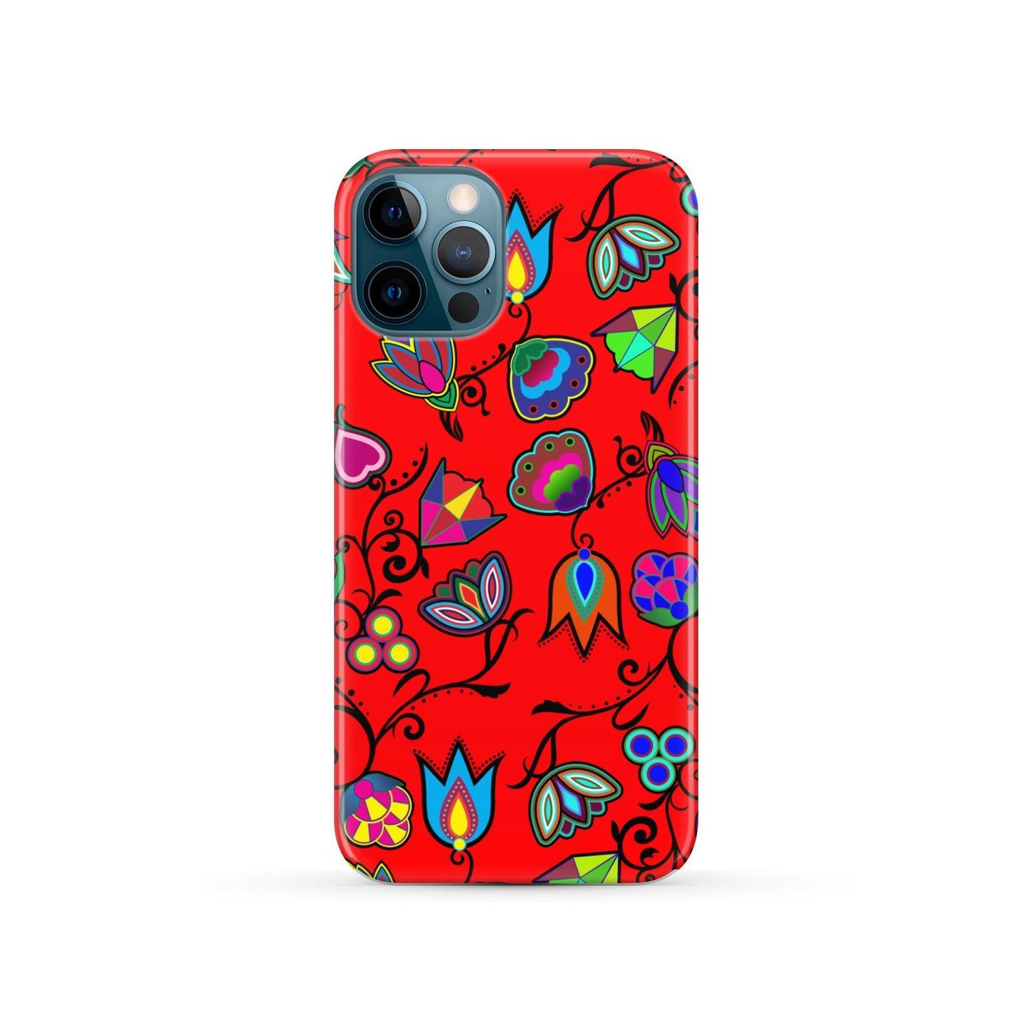 Indigenous Paisley Dahlia Phone Case Phone Case wc-fulfillment iPhone 12 Pro 