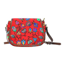 Load image into Gallery viewer, Indigenous Paisley - Dahlia Saddle Bag/Large (Model 1649) Saddle Bag/Large e-joyer 
