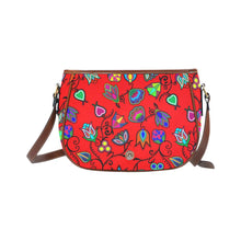 Load image into Gallery viewer, Indigenous Paisley - Dahlia Saddle Bag/Large (Model 1649) Saddle Bag/Large e-joyer 
