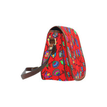 Load image into Gallery viewer, Indigenous Paisley - Dahlia Saddle Bag/Large (Model 1649) Saddle Bag/Large e-joyer 
