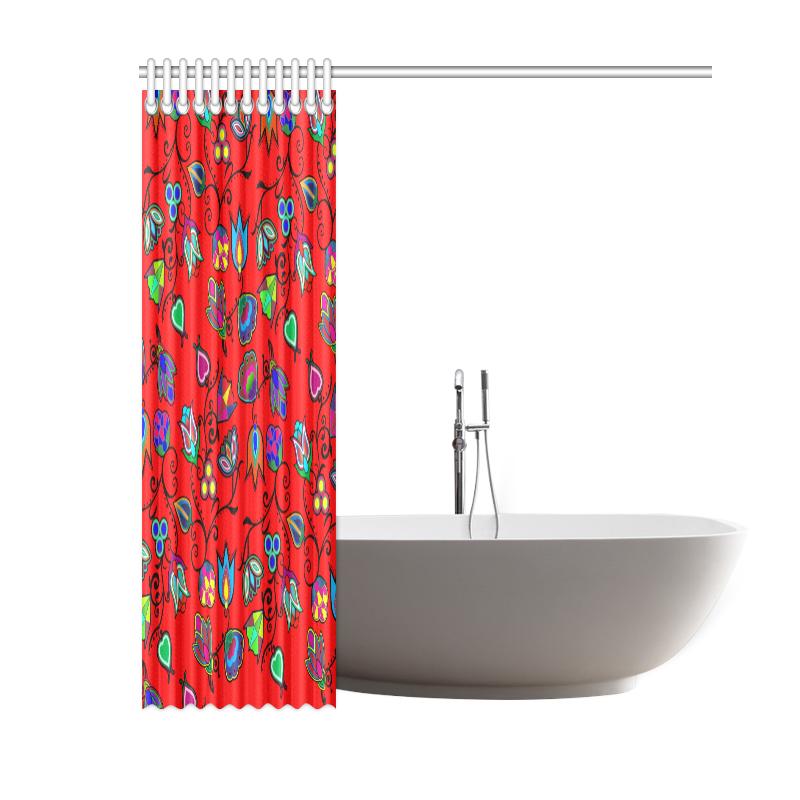 Indigenous Paisley - Dahlia Shower Curtain 60"x72" Shower Curtain 60"x72" e-joyer 