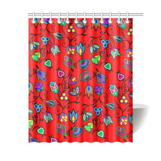 Indigenous Paisley - Dahlia Shower Curtain 60"x72" Shower Curtain 60"x72" e-joyer 