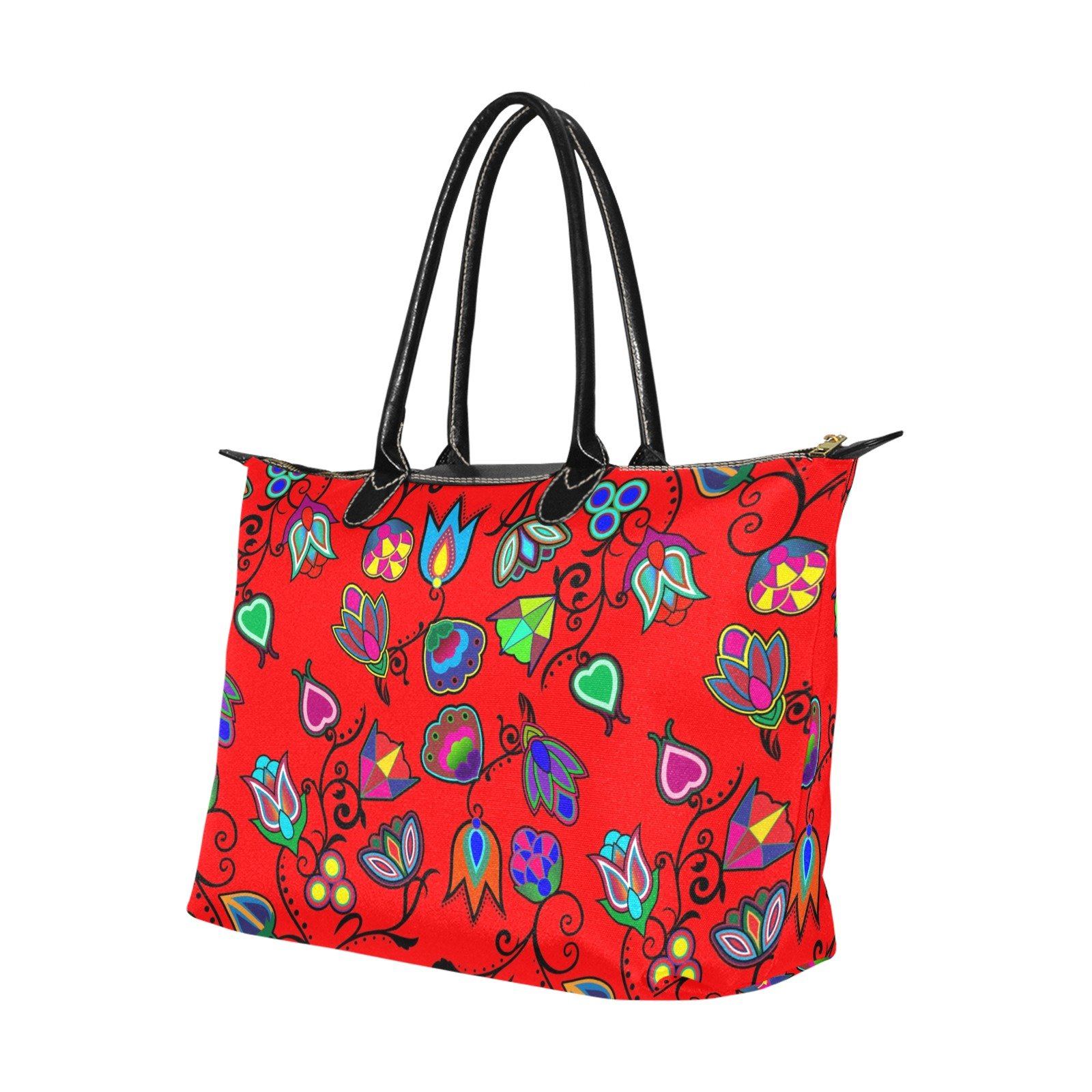 Indigenous Paisley Dahlia Single-Shoulder Lady Handbag (Model 1714) bag e-joyer 