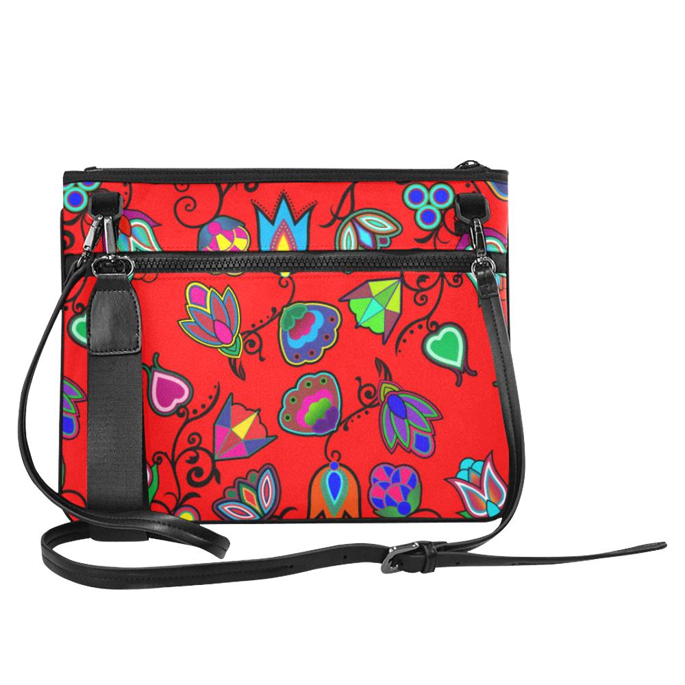 Indigenous Paisley - Dahlia Slim Clutch Bag (Model 1668) Slim Clutch Bags (1668) e-joyer 