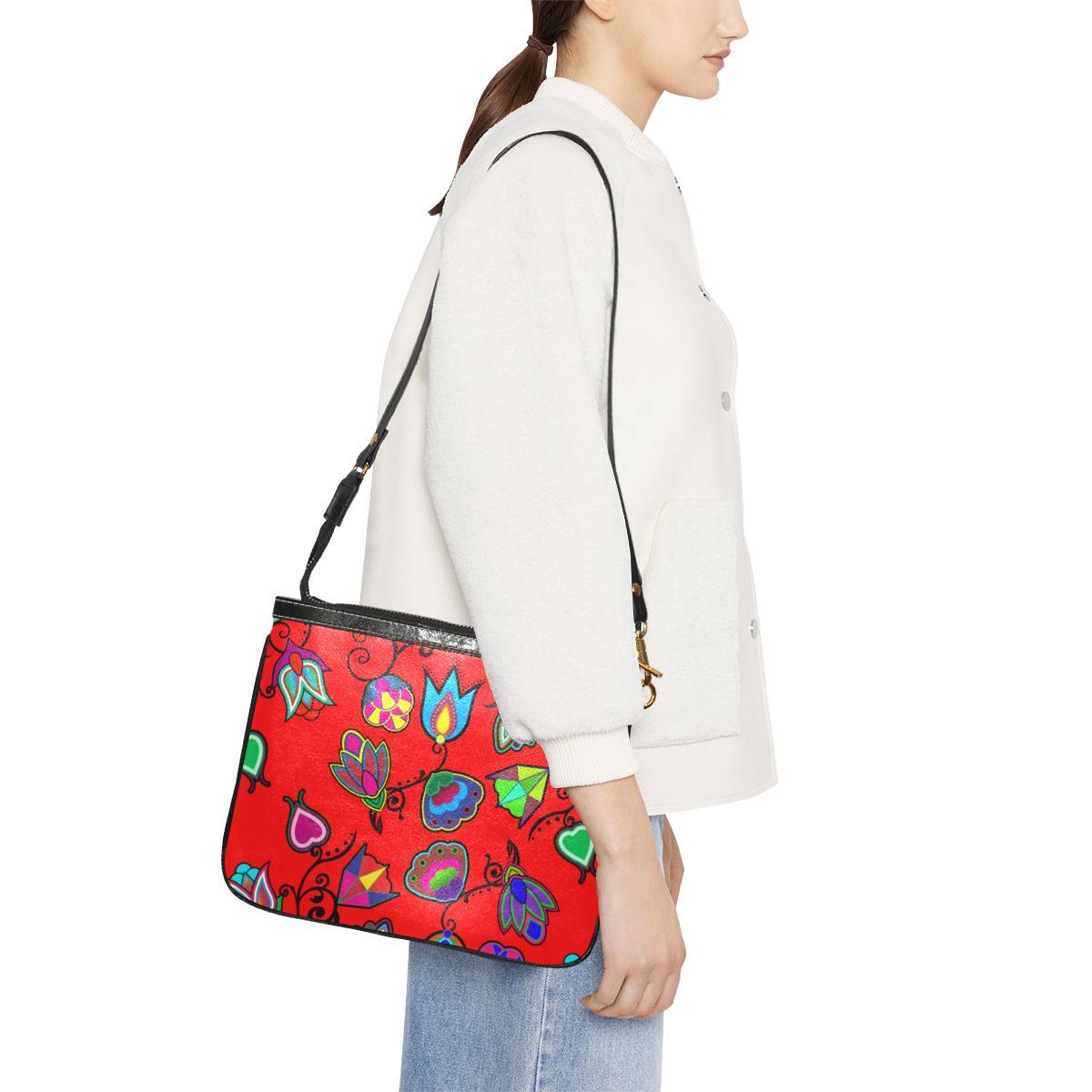 Indigenous Paisley - Dahlia Small Shoulder Bag (Model 1710) Small Shoulder Bag (1710) e-joyer 