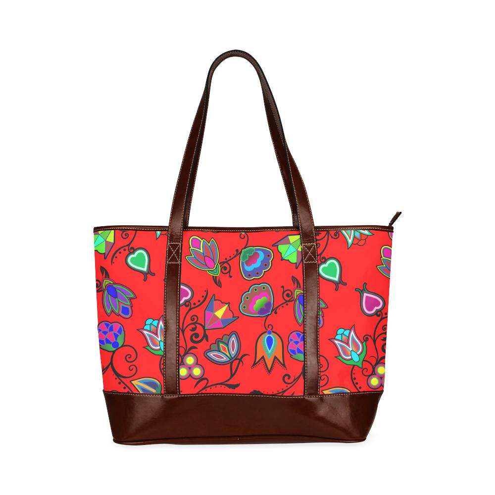 Indigenous Paisley - Dahlia Tote Handbag (Model 1642) Tote Handbags (1642) e-joyer 