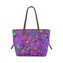 Load image into Gallery viewer, Indigenous Paisley - Dark Orchid Clover Canvas Tote Bag (Model 1661) Clover Canvas Tote Bag (1661) e-joyer 
