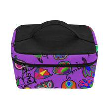 Load image into Gallery viewer, Indigenous Paisley Dark Orchid Cosmetic Bag/Large (Model 1658) Cosmetic Bag e-joyer 
