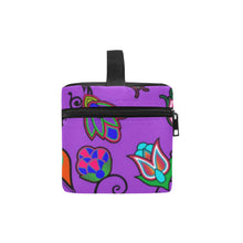 Load image into Gallery viewer, Indigenous Paisley Dark Orchid Cosmetic Bag/Large (Model 1658) Cosmetic Bag e-joyer 
