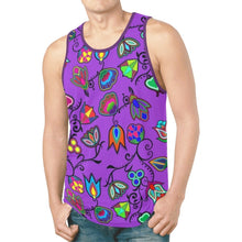 Load image into Gallery viewer, Indigenous Paisley Dark Orchid New All Over Print Tank Top for Men (Model T46) New All Over Print Tank Top for Men (T46) e-joyer 
