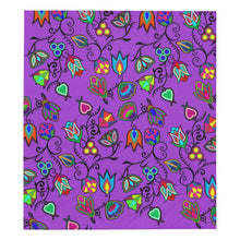 Load image into Gallery viewer, Indigenous Paisley - Dark Orchid Quilt 70&quot;x80&quot; blanket e-joyer 
