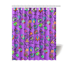 Load image into Gallery viewer, Indigenous Paisley - Dark Orchid Shower Curtain 60&quot;x72&quot; Shower Curtain 60&quot;x72&quot; e-joyer 
