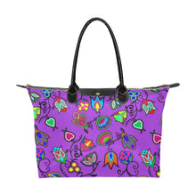 Load image into Gallery viewer, Indigenous Paisley Dark Orchid Single-Shoulder Lady Handbag (Model 1714) bag e-joyer 
