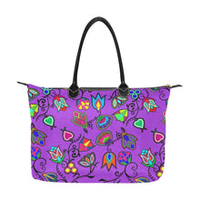 Load image into Gallery viewer, Indigenous Paisley Dark Orchid Single-Shoulder Lady Handbag (Model 1714) bag e-joyer 
