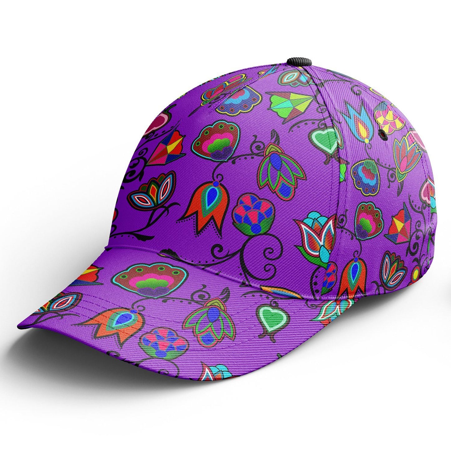 Indigenous Paisley Dark Orchid Snapback Hat hat Herman 