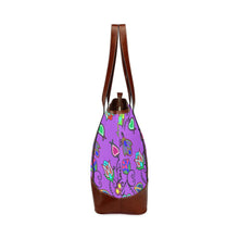 Load image into Gallery viewer, Indigenous Paisley - Dark Orchid Tote Handbag (Model 1642) Tote Handbags (1642) e-joyer 
