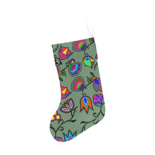 Load image into Gallery viewer, Indigenous Paisley - Dark Sea Christmas Stocking Christmas Stocking e-joyer 
