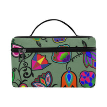 Load image into Gallery viewer, Indigenous Paisley Dark Sea Cosmetic Bag/Large (Model 1658) Cosmetic Bag e-joyer 
