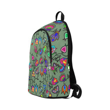 Load image into Gallery viewer, Indigenous Paisley Dark Sea Fabric Backpack for Adult (Model 1659) Casual Backpack for Adult (1659) e-joyer 
