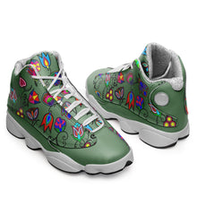 Load image into Gallery viewer, Indigenous Paisley Dark Sea Isstsokini Athletic Shoes Herman 
