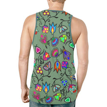 Load image into Gallery viewer, Indigenous Paisley Dark Sea New All Over Print Tank Top for Men (Model T46) New All Over Print Tank Top for Men (T46) e-joyer 
