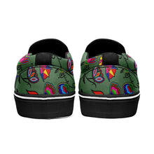 Load image into Gallery viewer, Indigenous Paisley Dark Sea Otoyimm Canvas Slip On Shoes otoyimm Herman 
