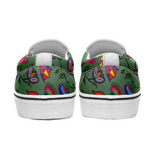 Load image into Gallery viewer, Indigenous Paisley Dark Sea Otoyimm Canvas Slip On Shoes otoyimm Herman 
