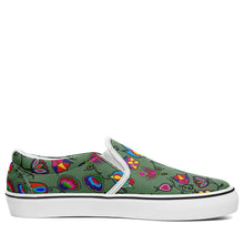 Load image into Gallery viewer, Indigenous Paisley Dark Sea Otoyimm Canvas Slip On Shoes otoyimm Herman 
