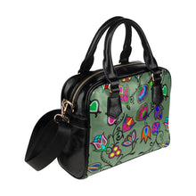 Load image into Gallery viewer, Indigenous Paisley - Dark Sea Shoulder Handbag (Model 1634) Shoulder Handbags (1634) e-joyer 
