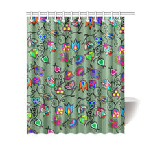 Load image into Gallery viewer, Indigenous Paisley - Dark Sea Shower Curtain 60&quot;x72&quot; Shower Curtain 60&quot;x72&quot; e-joyer 
