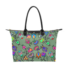 Load image into Gallery viewer, Indigenous Paisley Dark Sea Single-Shoulder Lady Handbag (Model 1714) bag e-joyer 
