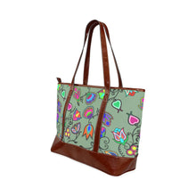 Load image into Gallery viewer, Indigenous Paisley - Dark Sea Tote Handbag (Model 1642) Tote Handbags (1642) e-joyer 
