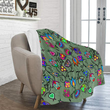 Load image into Gallery viewer, Indigenous Paisley - Dark Sea Ultra-Soft Micro Fleece Blanket 50&quot;x60&quot; Ultra-Soft Blanket 50&#39;&#39;x60&#39;&#39; e-joyer 
