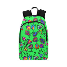 Load image into Gallery viewer, Indigenous Paisley Green Fabric Backpack for Adult (Model 1659) Casual Backpack for Adult (1659) e-joyer 
