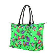 Load image into Gallery viewer, Indigenous Paisley Green Single-Shoulder Lady Handbag (Model 1714) bag e-joyer 
