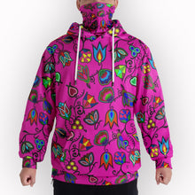 Load image into Gallery viewer, Indigenous Paisley Hoodie with Face Cover 49 Dzine 
