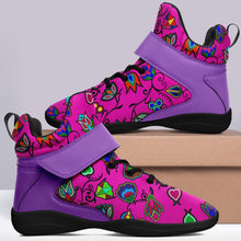 Load image into Gallery viewer, Indigenous Paisley Ipottaa Basketball / Sport High Top Shoes 49 Dzine 
