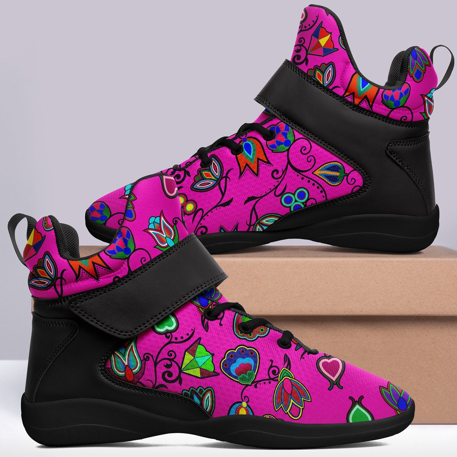 Indigenous Paisley Ipottaa Basketball / Sport High Top Shoes 49 Dzine 