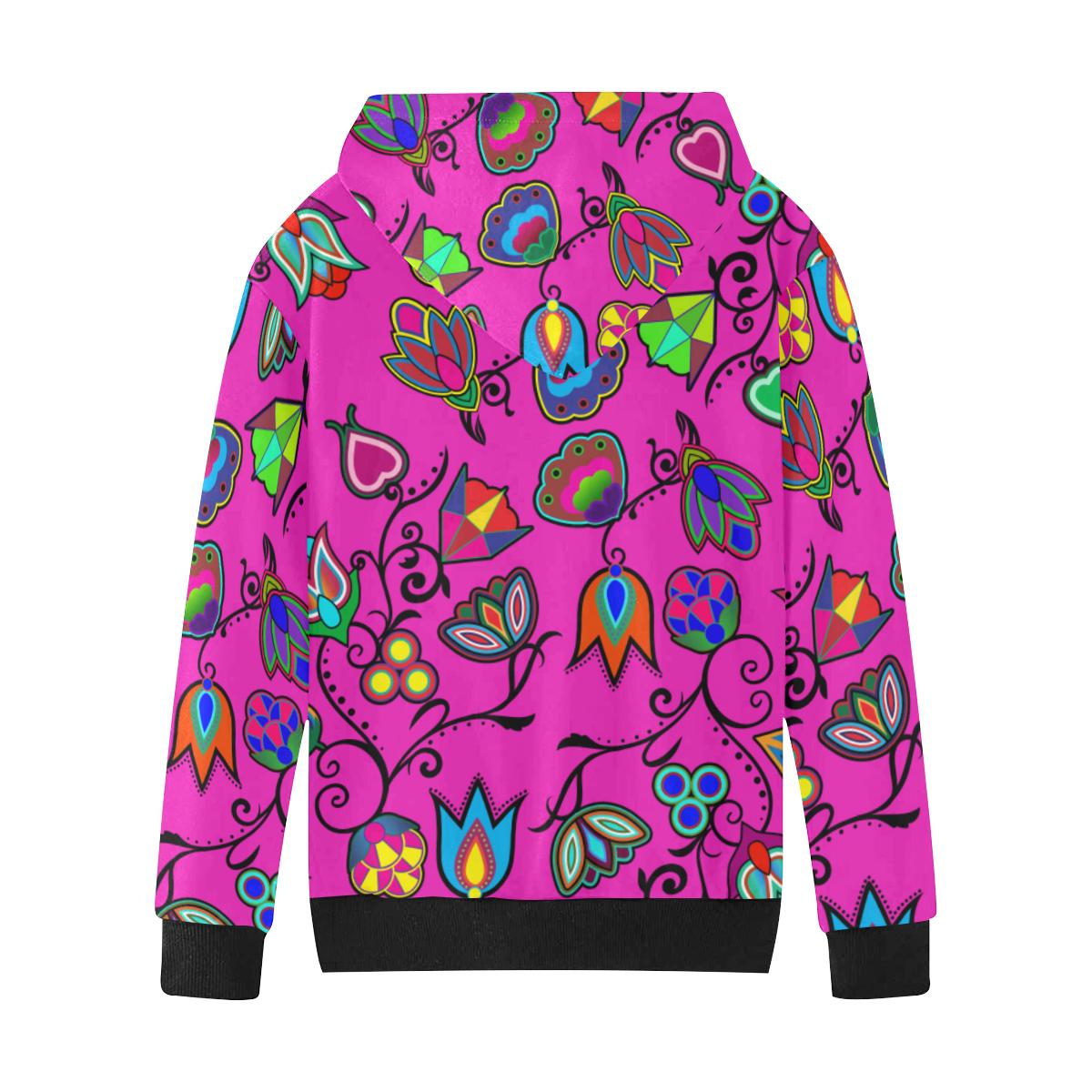 Indigenous Paisley Kids' All Over Print Hoodie (Model H38) Kids' AOP Hoodie (H38) e-joyer 