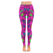 Load image into Gallery viewer, Indigenous Paisley Low Rise Leggings (Invisible Stitch) (Model L05) Low Rise Leggings (Invisible Stitch) (L05) e-joyer 
