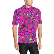 Load image into Gallery viewer, Indigenous Paisley Men&#39;s All Over Print Polo Shirt (Model T55) Men&#39;s Polo Shirt (Model T55) e-joyer 
